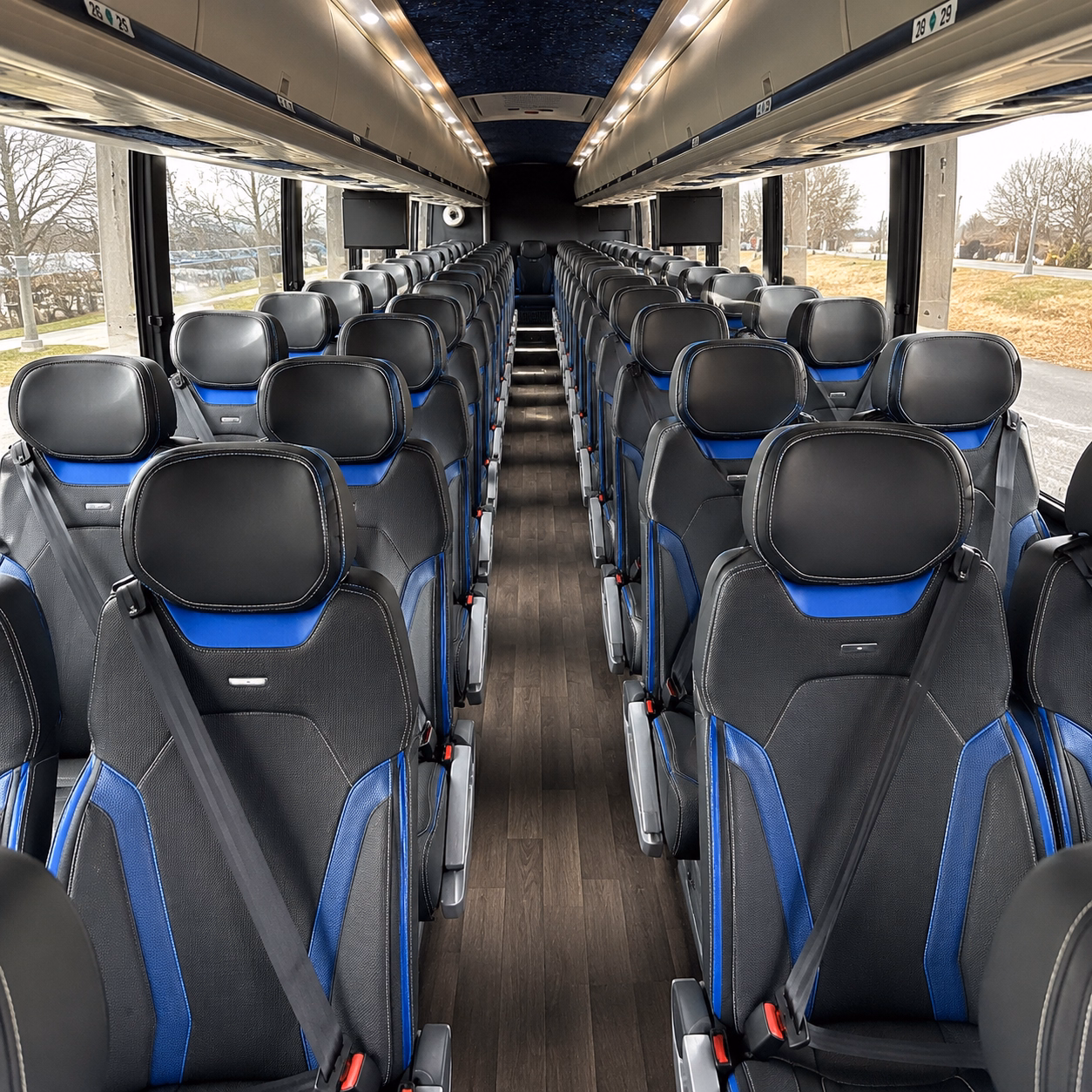 watsonville charter bus interior