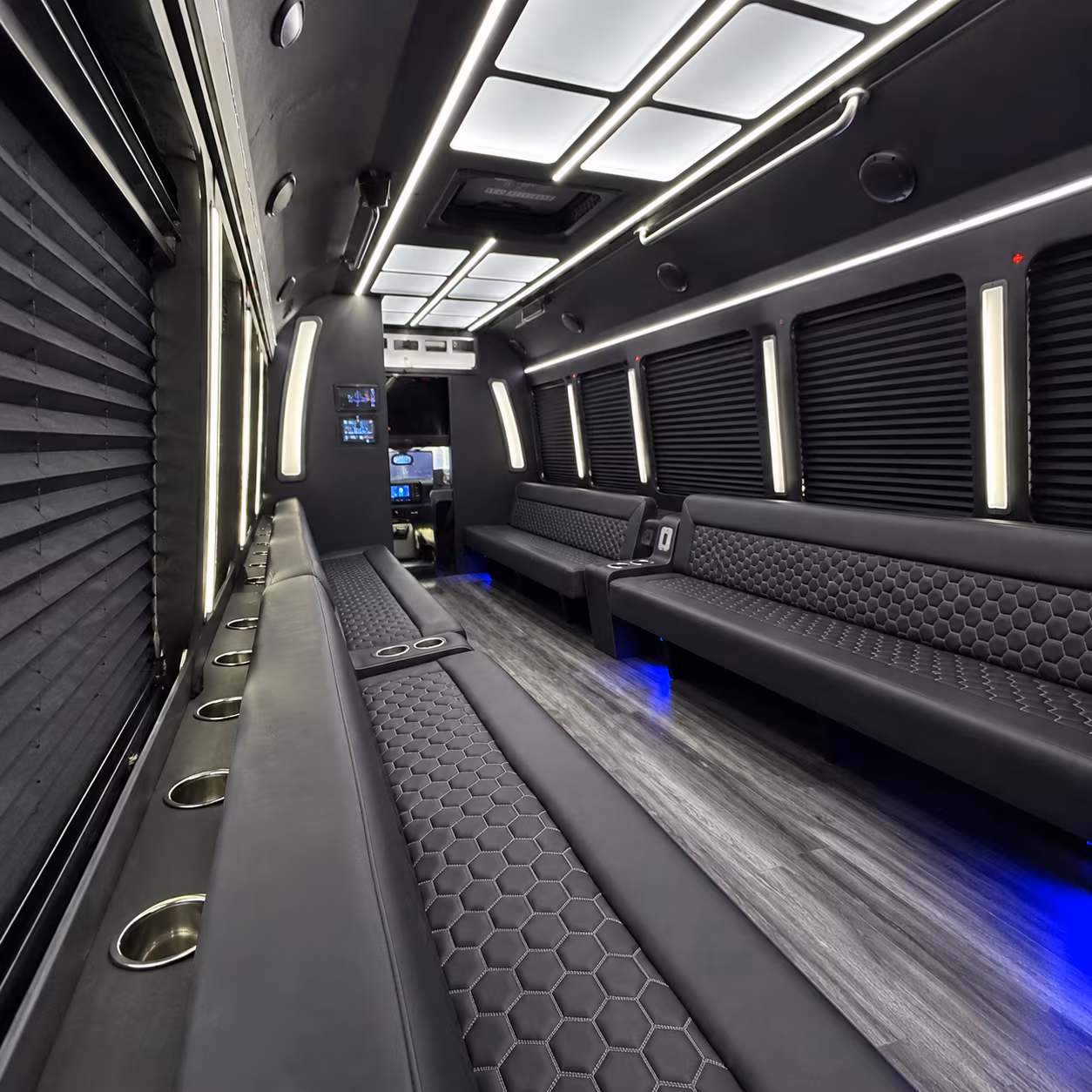 watsonville party bus rental interior